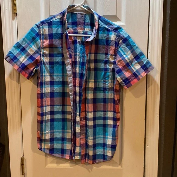 American Eagle Outfitters | Shirts | Mens American Eagle Size Small Slim Fit  Short Sleeve Button Down Shirt | Poshmark